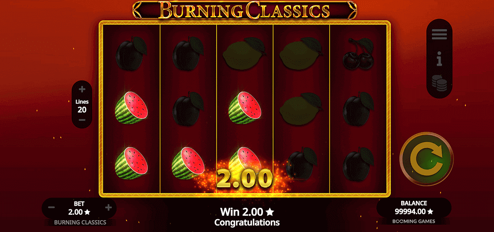 Burning Classics Bonuses
